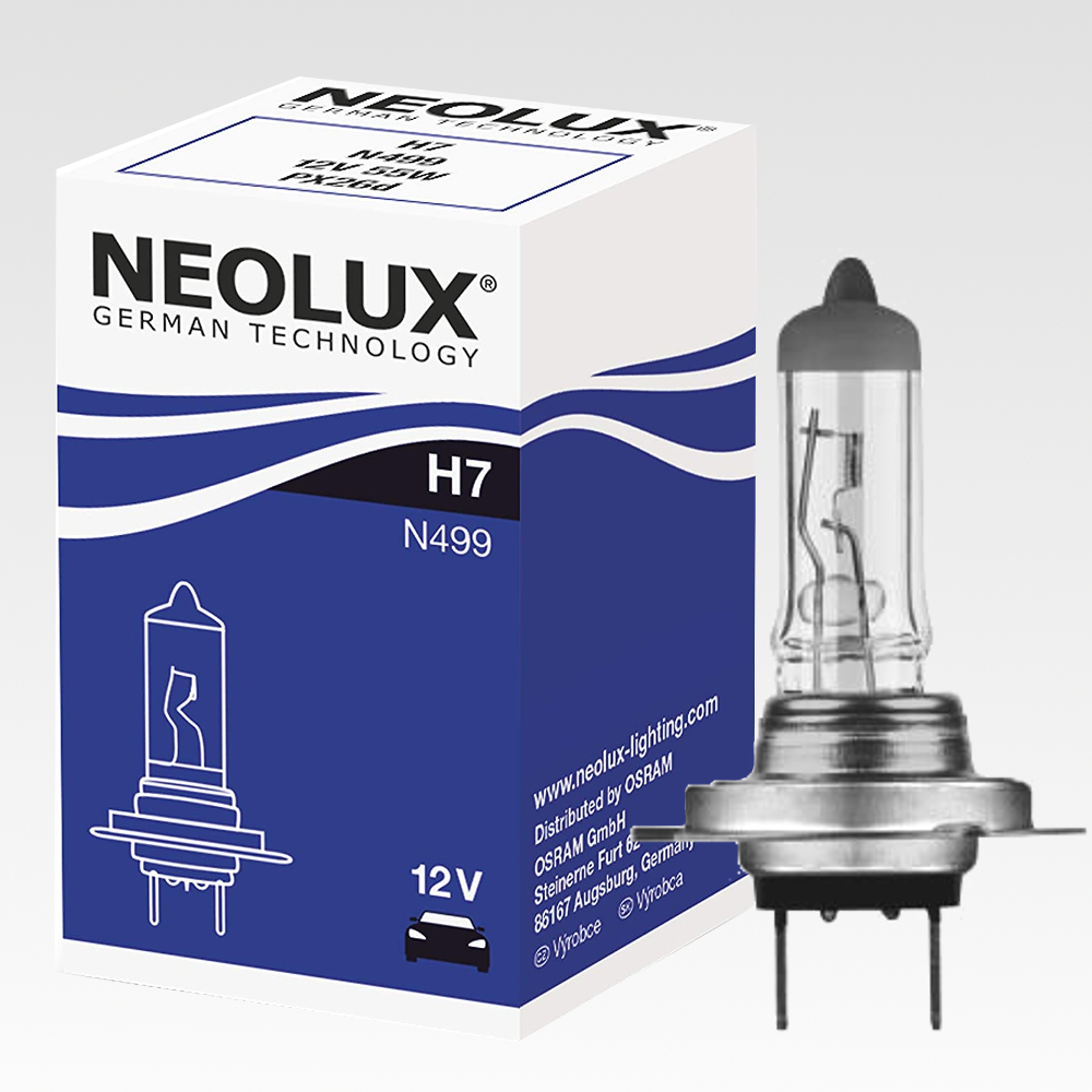 Lampadina H7 Neolux N499 - Standard 55 W 12 V PX26d - Pneuservice